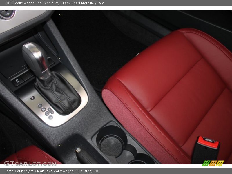 Black Pearl Metallic / Red 2013 Volkswagen Eos Executive