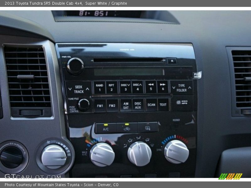 Super White / Graphite 2013 Toyota Tundra SR5 Double Cab 4x4
