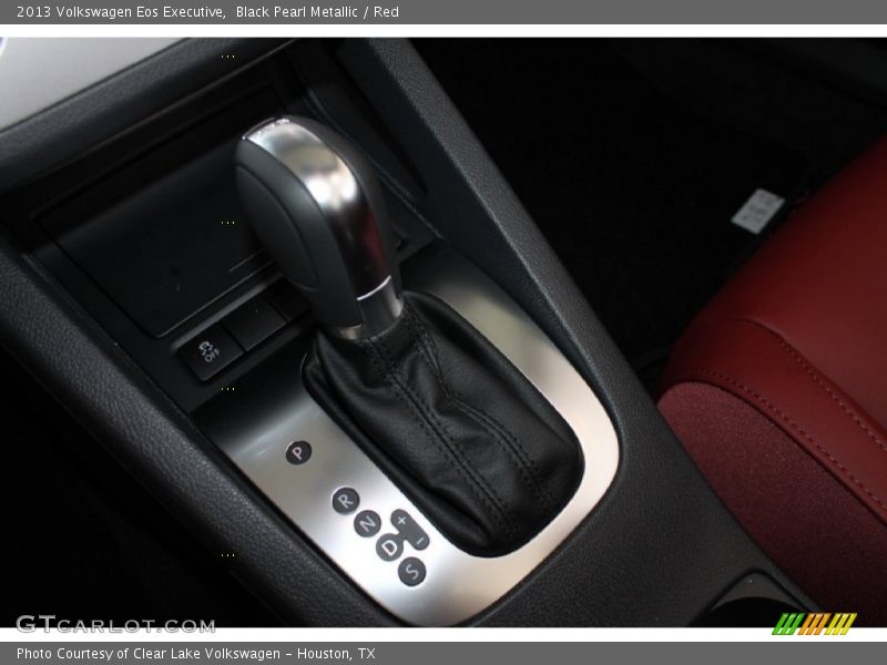 Black Pearl Metallic / Red 2013 Volkswagen Eos Executive
