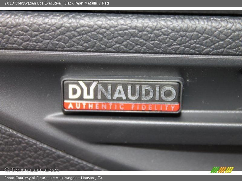 Black Pearl Metallic / Red 2013 Volkswagen Eos Executive