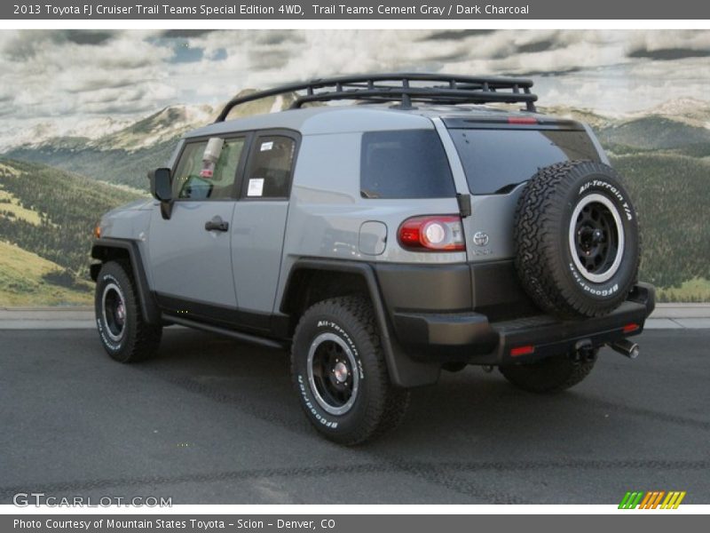 Trail Teams Cement Gray / Dark Charcoal 2013 Toyota FJ Cruiser Trail Teams Special Edition 4WD