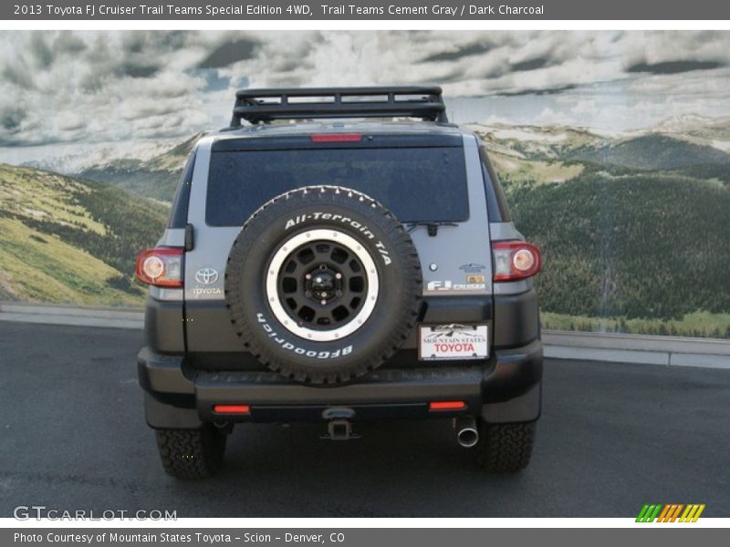 Trail Teams Cement Gray / Dark Charcoal 2013 Toyota FJ Cruiser Trail Teams Special Edition 4WD