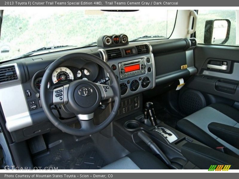 Trail Teams Cement Gray / Dark Charcoal 2013 Toyota FJ Cruiser Trail Teams Special Edition 4WD