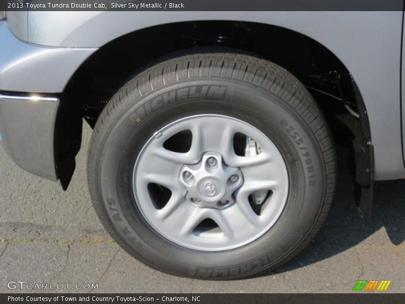 Silver Sky Metallic / Black 2013 Toyota Tundra Double Cab