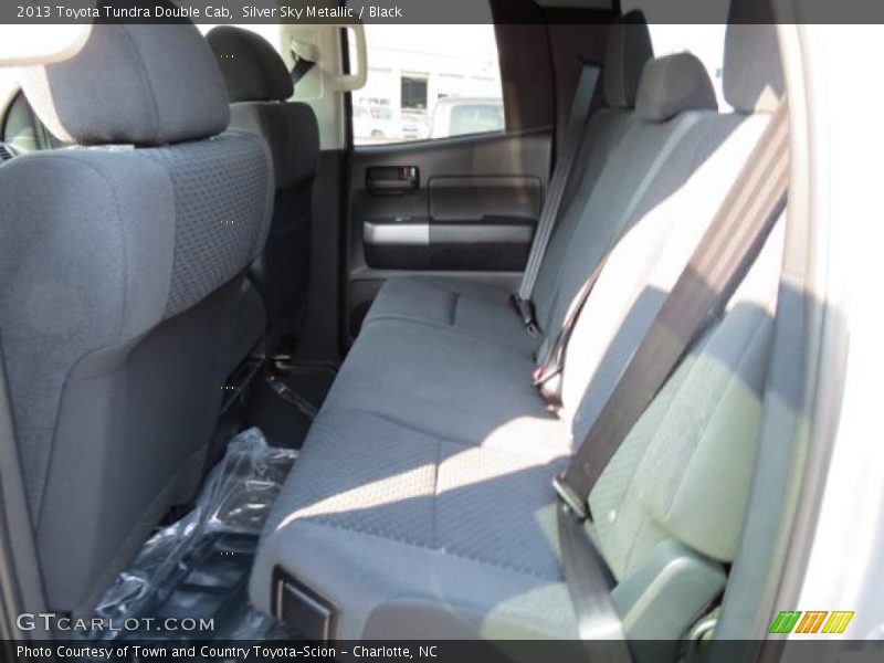 Silver Sky Metallic / Black 2013 Toyota Tundra Double Cab