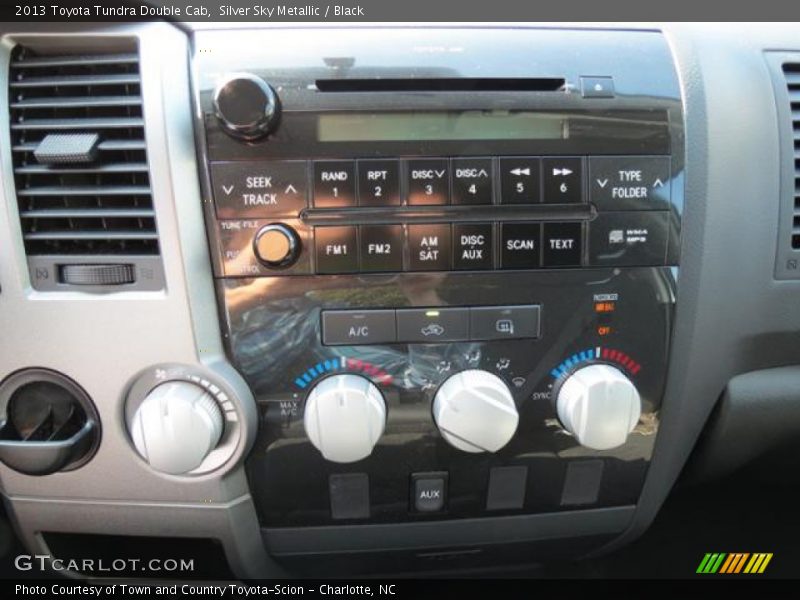 Silver Sky Metallic / Black 2013 Toyota Tundra Double Cab