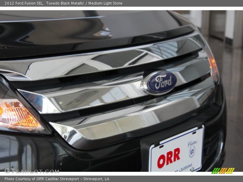 Tuxedo Black Metallic / Medium Light Stone 2012 Ford Fusion SEL