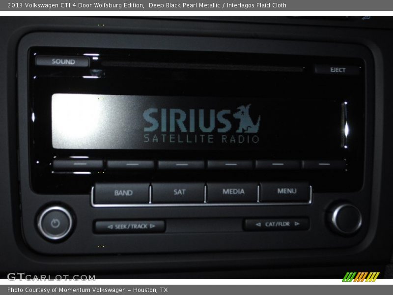 Deep Black Pearl Metallic / Interlagos Plaid Cloth 2013 Volkswagen GTI 4 Door Wolfsburg Edition