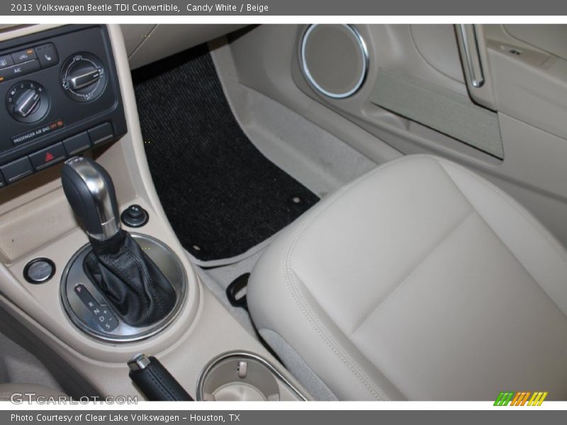 Candy White / Beige 2013 Volkswagen Beetle TDI Convertible