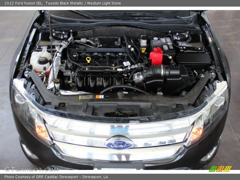 Tuxedo Black Metallic / Medium Light Stone 2012 Ford Fusion SEL