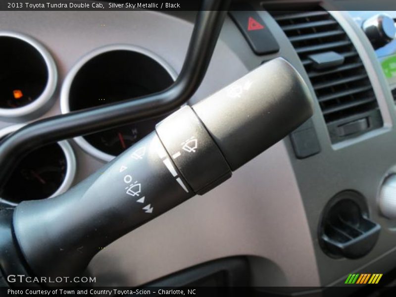 Silver Sky Metallic / Black 2013 Toyota Tundra Double Cab
