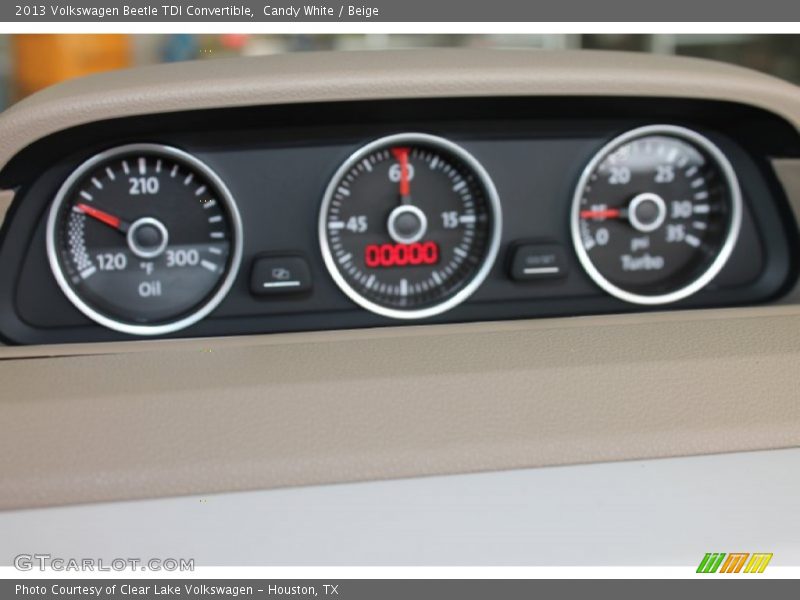 Candy White / Beige 2013 Volkswagen Beetle TDI Convertible