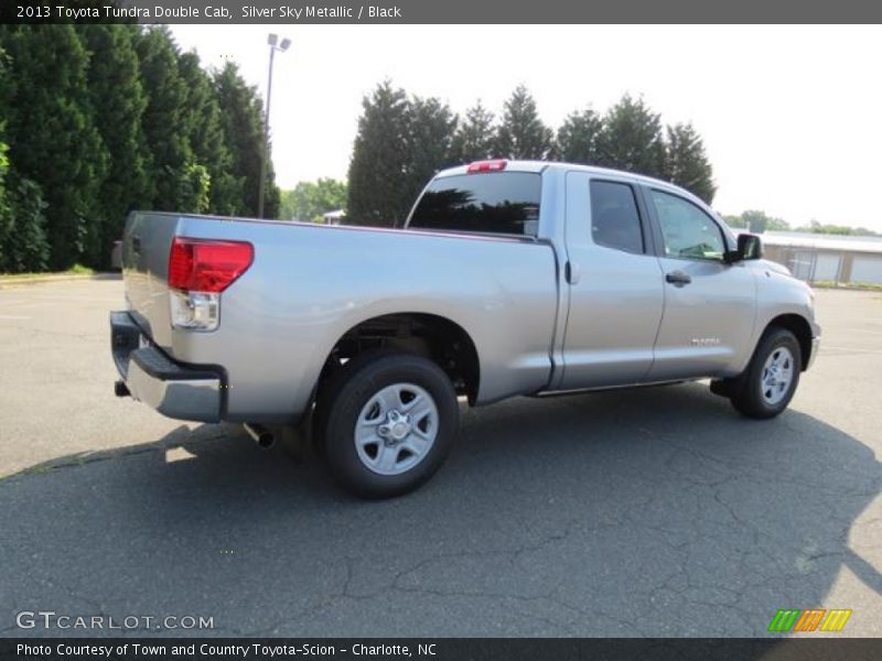 Silver Sky Metallic / Black 2013 Toyota Tundra Double Cab