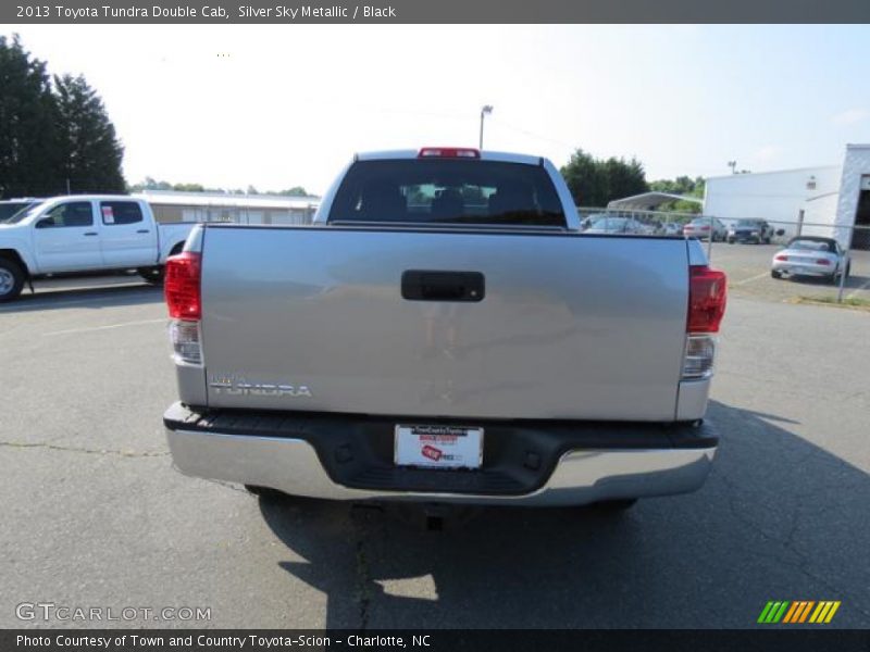 Silver Sky Metallic / Black 2013 Toyota Tundra Double Cab