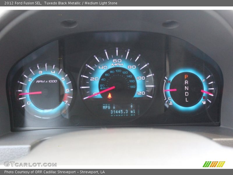 Tuxedo Black Metallic / Medium Light Stone 2012 Ford Fusion SEL
