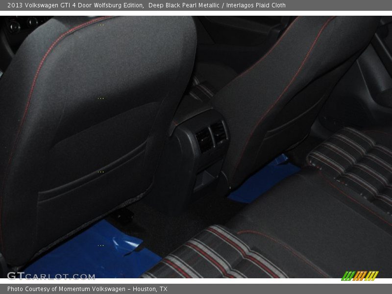 Deep Black Pearl Metallic / Interlagos Plaid Cloth 2013 Volkswagen GTI 4 Door Wolfsburg Edition