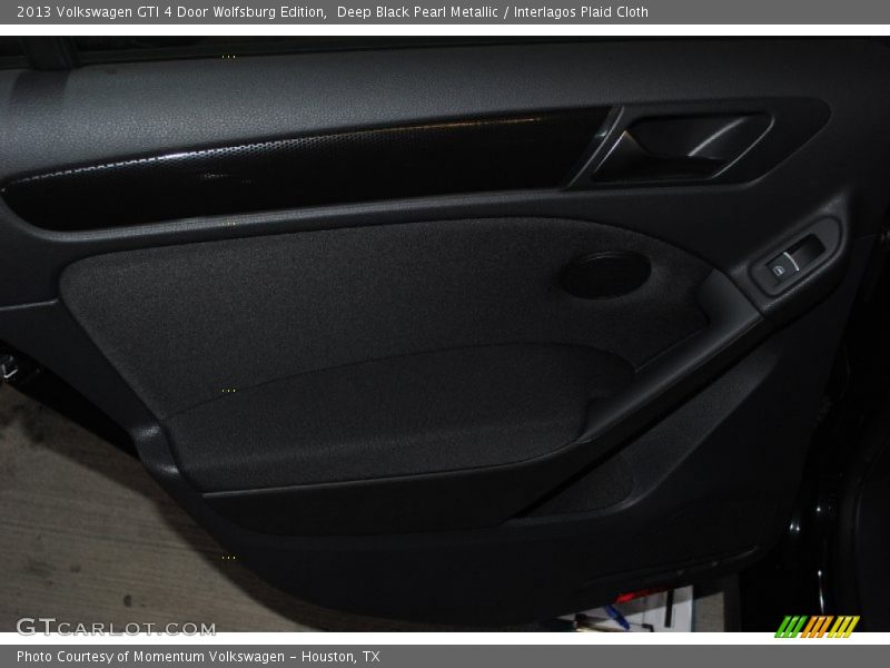 Deep Black Pearl Metallic / Interlagos Plaid Cloth 2013 Volkswagen GTI 4 Door Wolfsburg Edition