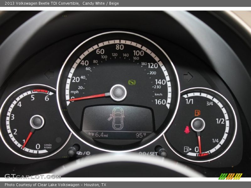 Candy White / Beige 2013 Volkswagen Beetle TDI Convertible