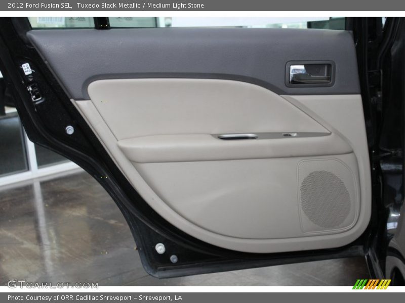 Tuxedo Black Metallic / Medium Light Stone 2012 Ford Fusion SEL