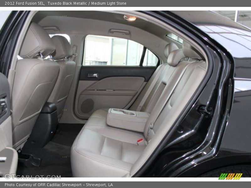Tuxedo Black Metallic / Medium Light Stone 2012 Ford Fusion SEL