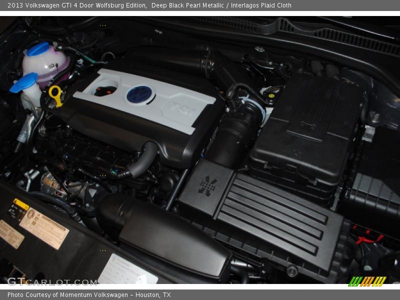 Deep Black Pearl Metallic / Interlagos Plaid Cloth 2013 Volkswagen GTI 4 Door Wolfsburg Edition