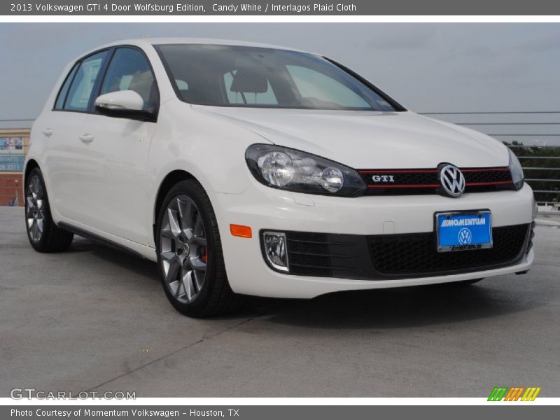 Candy White / Interlagos Plaid Cloth 2013 Volkswagen GTI 4 Door Wolfsburg Edition