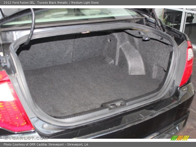 Tuxedo Black Metallic / Medium Light Stone 2012 Ford Fusion SEL