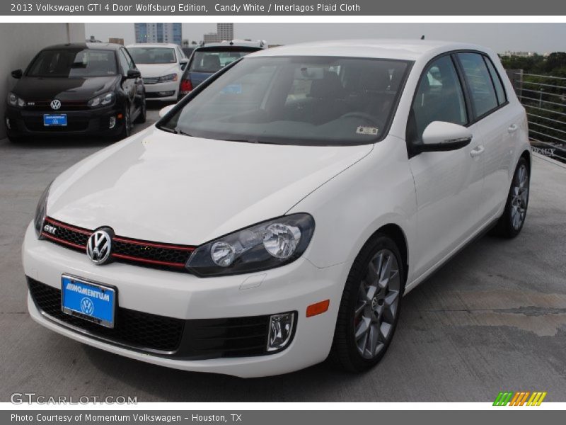 Candy White / Interlagos Plaid Cloth 2013 Volkswagen GTI 4 Door Wolfsburg Edition