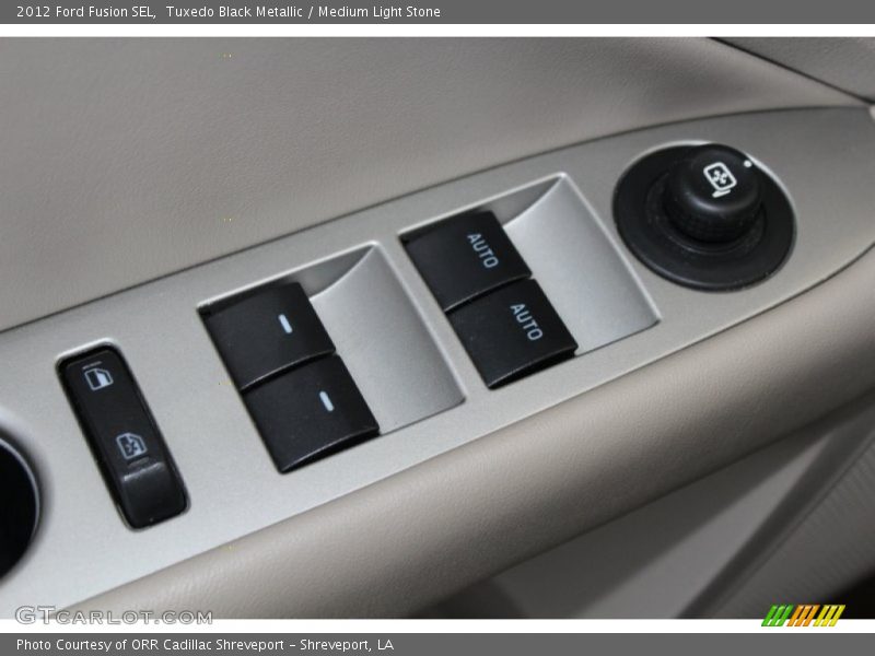 Tuxedo Black Metallic / Medium Light Stone 2012 Ford Fusion SEL