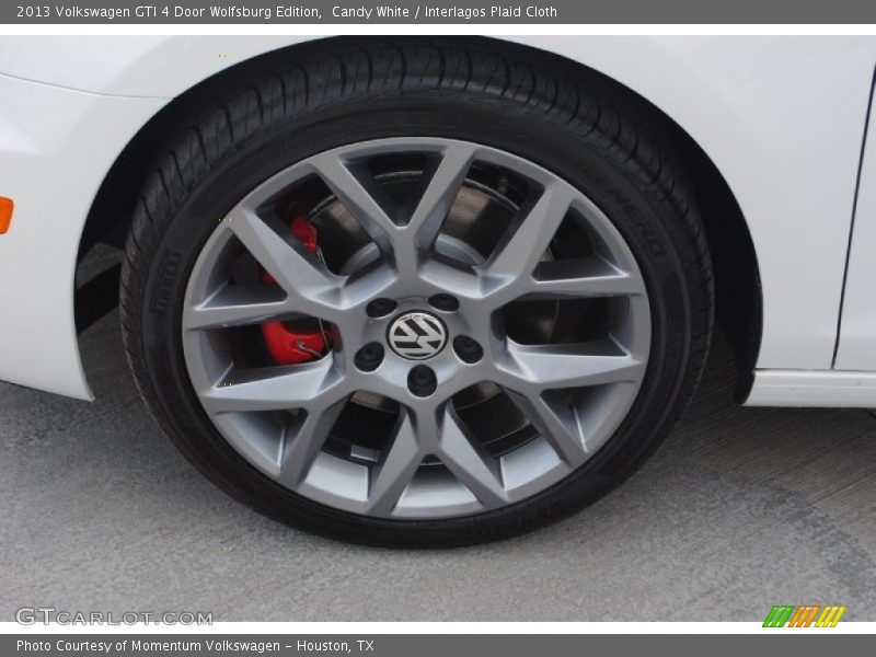 Candy White / Interlagos Plaid Cloth 2013 Volkswagen GTI 4 Door Wolfsburg Edition