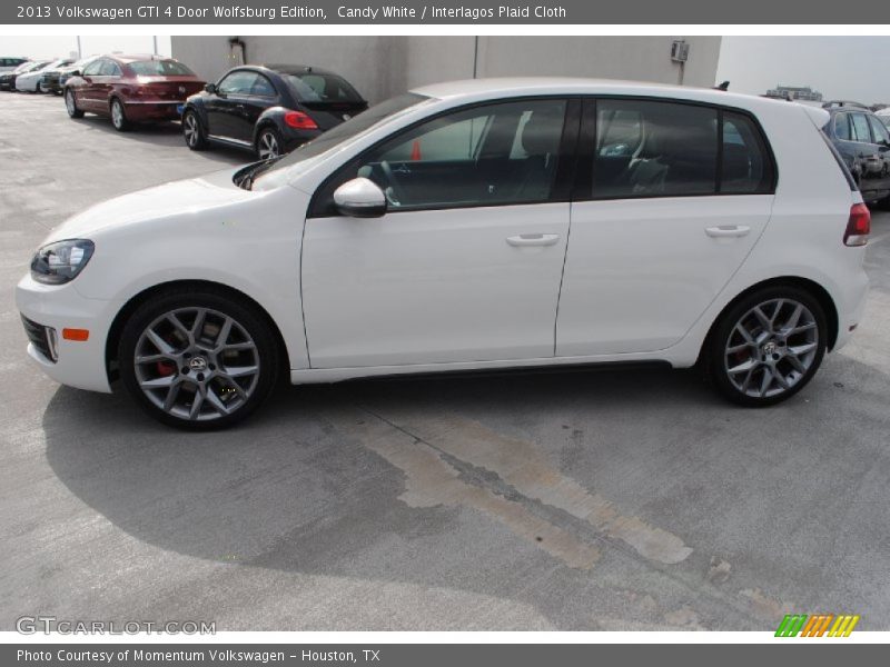 Candy White / Interlagos Plaid Cloth 2013 Volkswagen GTI 4 Door Wolfsburg Edition