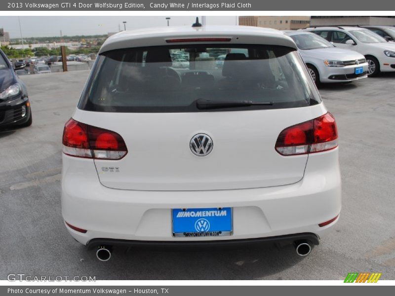 Candy White / Interlagos Plaid Cloth 2013 Volkswagen GTI 4 Door Wolfsburg Edition
