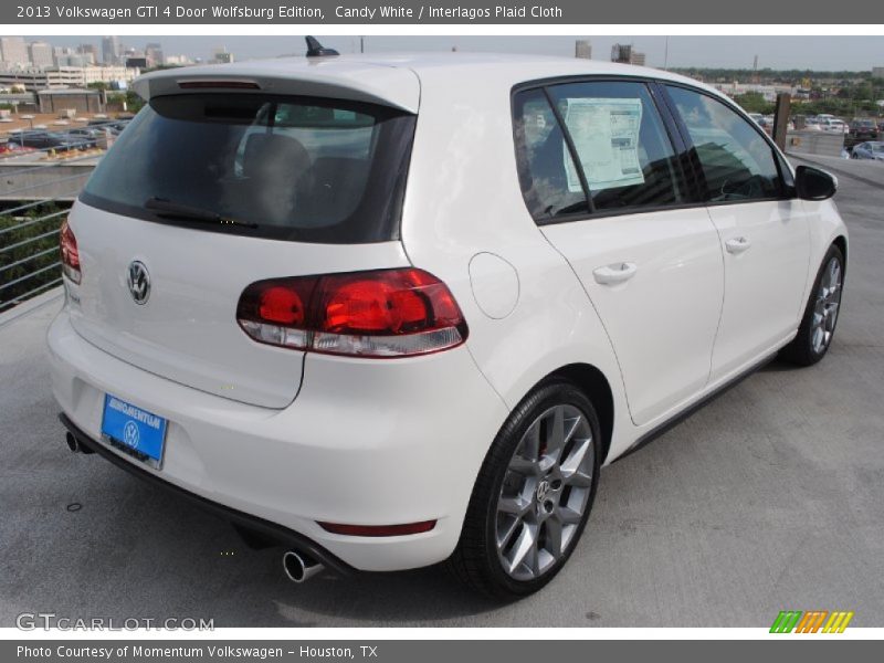 Candy White / Interlagos Plaid Cloth 2013 Volkswagen GTI 4 Door Wolfsburg Edition