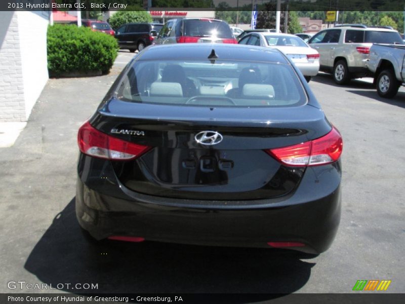 Black / Gray 2013 Hyundai Elantra GLS