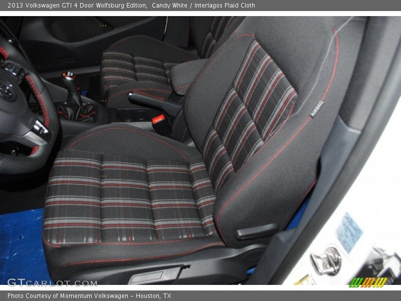 Candy White / Interlagos Plaid Cloth 2013 Volkswagen GTI 4 Door Wolfsburg Edition