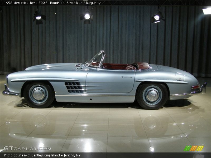 1958 Mercedes-Benz 300SL Roadster, Silver Blue / Burgundy, Profile - 1958 Mercedes-Benz 300 SL Roadster