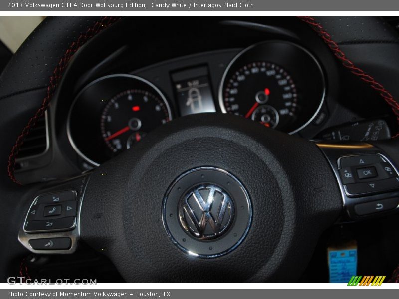 Candy White / Interlagos Plaid Cloth 2013 Volkswagen GTI 4 Door Wolfsburg Edition