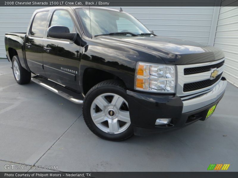 Black / Ebony 2008 Chevrolet Silverado 1500 LT Crew Cab