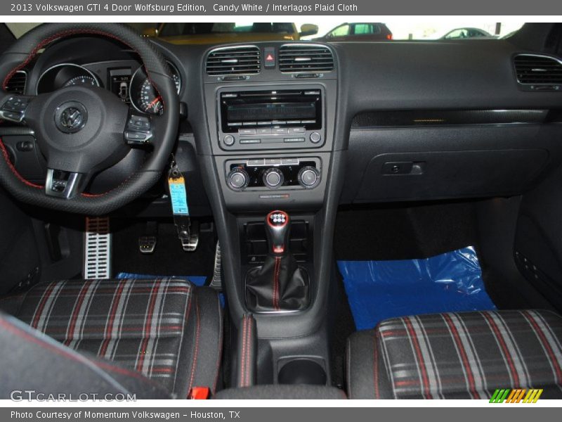 Candy White / Interlagos Plaid Cloth 2013 Volkswagen GTI 4 Door Wolfsburg Edition