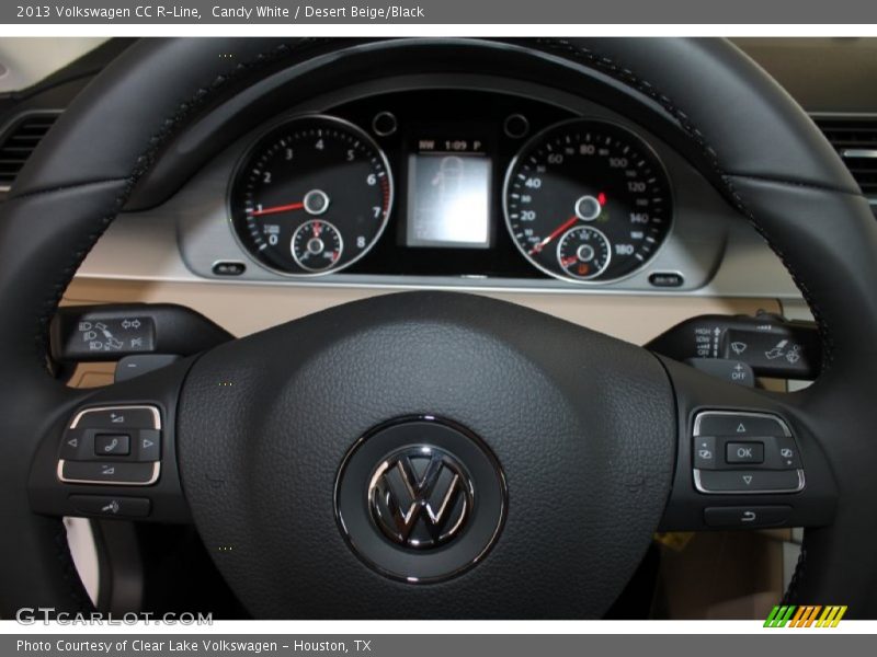 Candy White / Desert Beige/Black 2013 Volkswagen CC R-Line