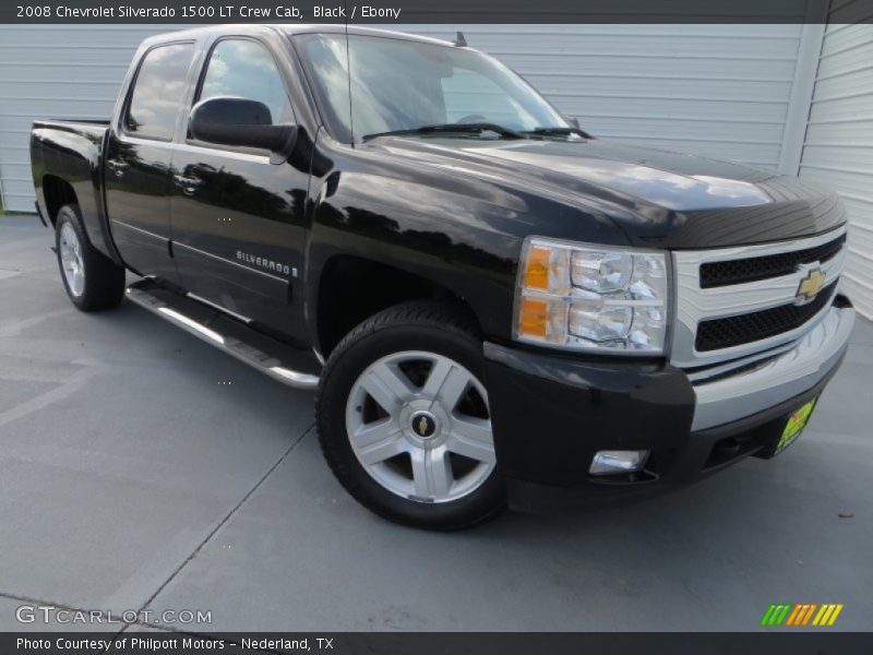 Black / Ebony 2008 Chevrolet Silverado 1500 LT Crew Cab