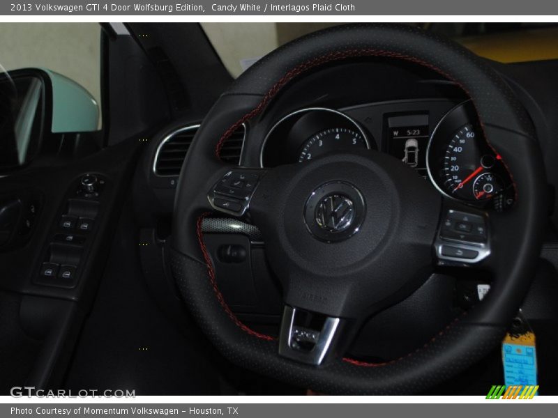 Candy White / Interlagos Plaid Cloth 2013 Volkswagen GTI 4 Door Wolfsburg Edition
