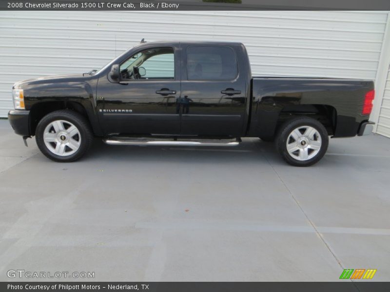 Black / Ebony 2008 Chevrolet Silverado 1500 LT Crew Cab