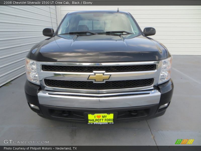Black / Ebony 2008 Chevrolet Silverado 1500 LT Crew Cab