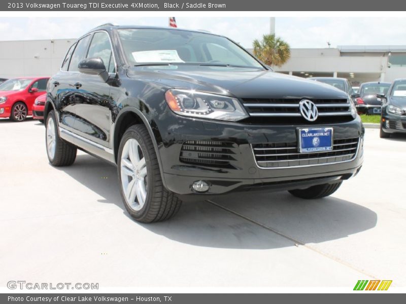 Black / Saddle Brown 2013 Volkswagen Touareg TDI Executive 4XMotion