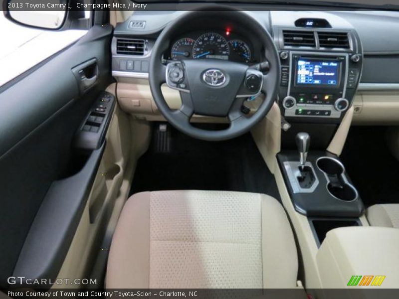 Champagne Mica / Ivory 2013 Toyota Camry L