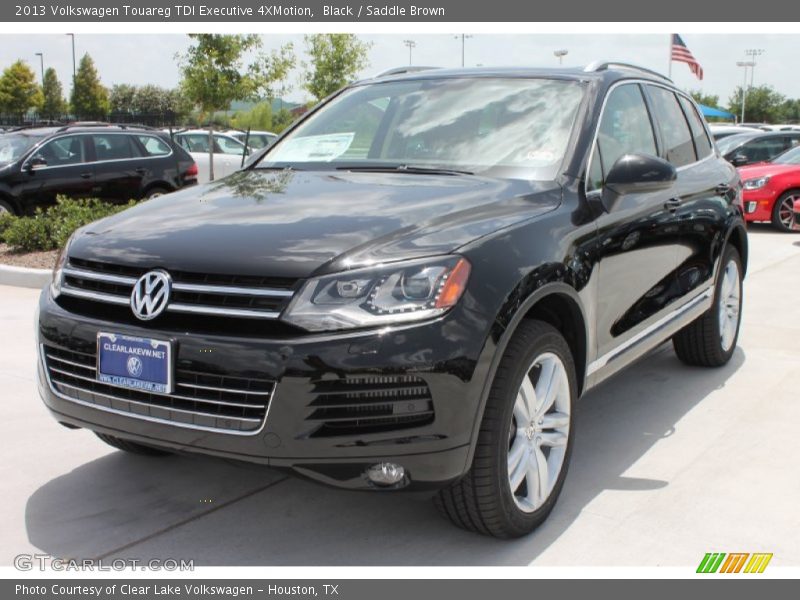Black / Saddle Brown 2013 Volkswagen Touareg TDI Executive 4XMotion