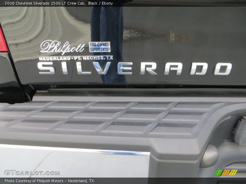 Black / Ebony 2008 Chevrolet Silverado 1500 LT Crew Cab