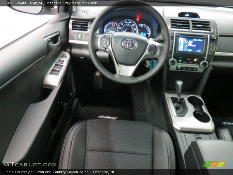 Magnetic Gray Metallic / Black 2013 Toyota Camry SE