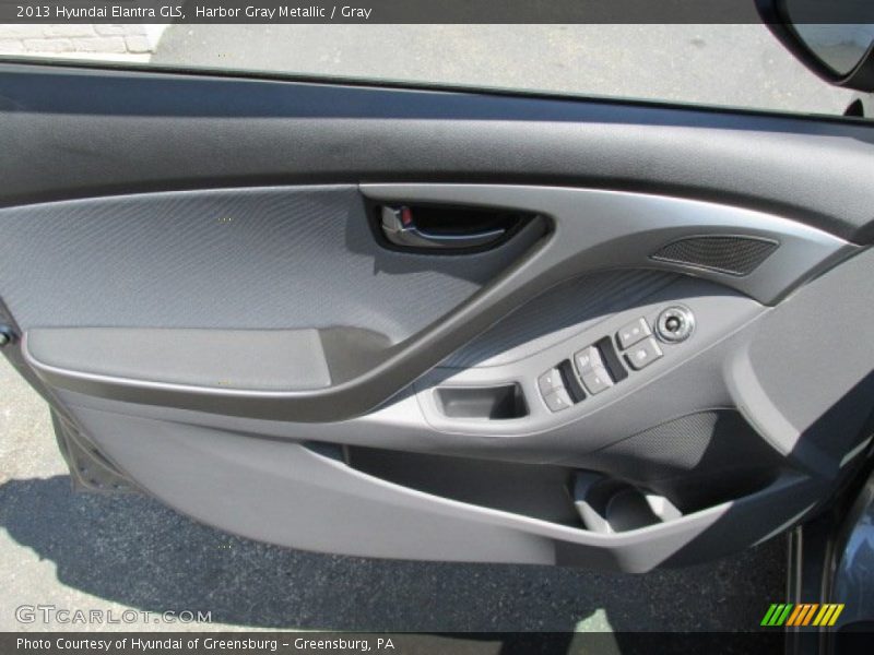 Harbor Gray Metallic / Gray 2013 Hyundai Elantra GLS